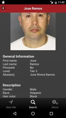 Sex Offenders android App screenshot 2